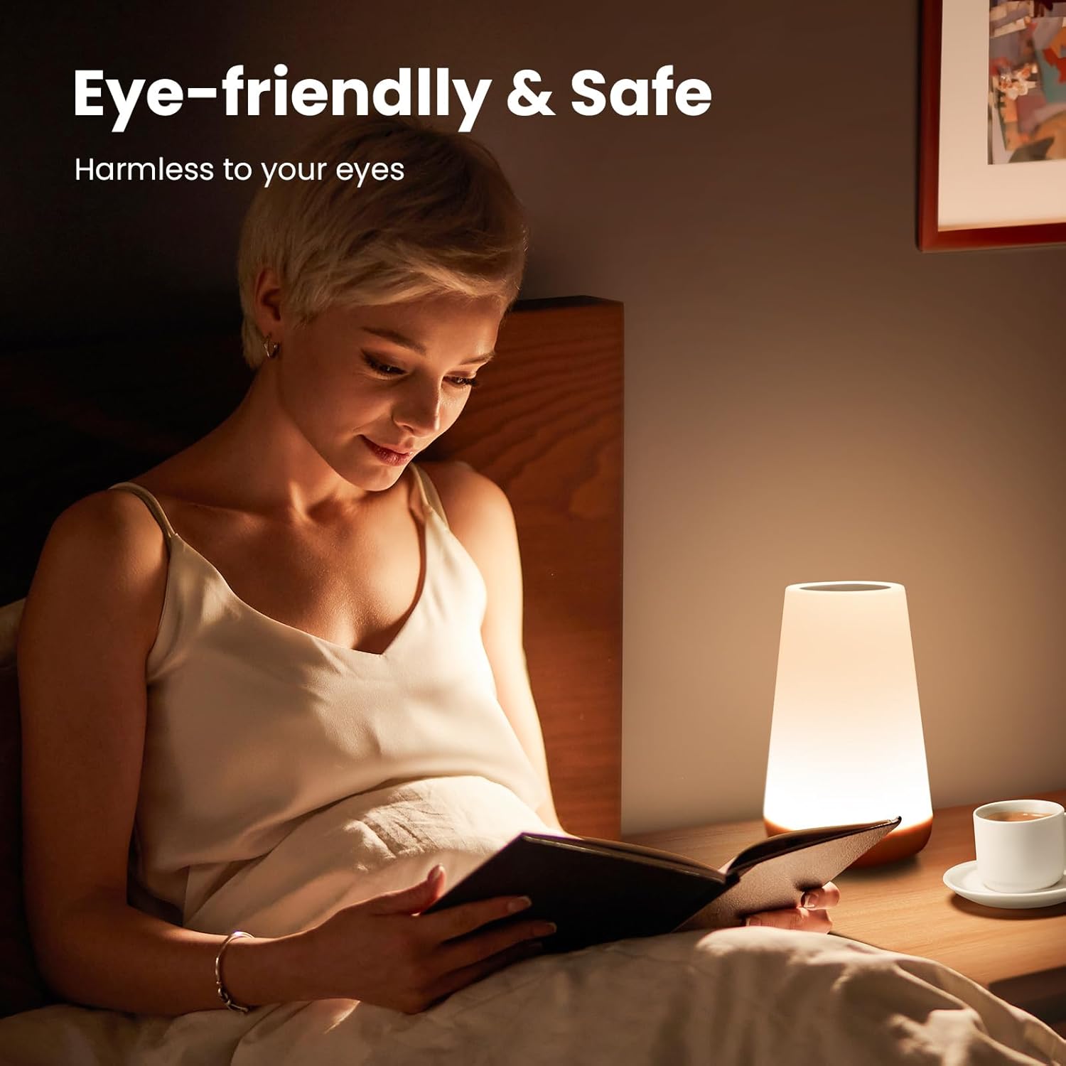 THAUSDAS Night Light, Dimmable Touch Lamp for Bedroom, Portable Table Bedside Lamp, 5 Brightness 13 RGB Colors, Night Lights for Baby Nursery Bathroom - Image 7